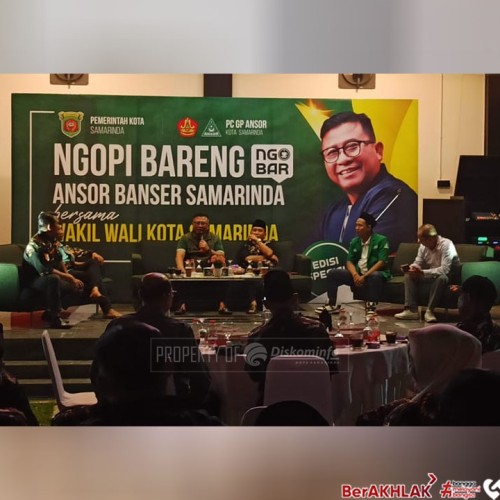 Ngopi Bareng Wawali Samarinda dan GP Ansor-Banser : Perkuat Sinergi untuk Majukan Kota