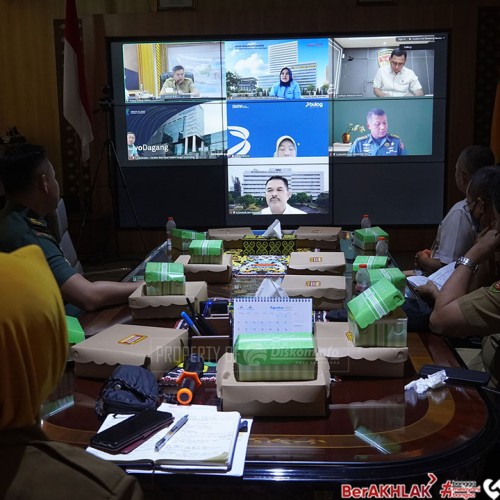 TPID Samarinda Ikuti Rakor Virtual Pengendalian Inflasi Bersama Kemendagri