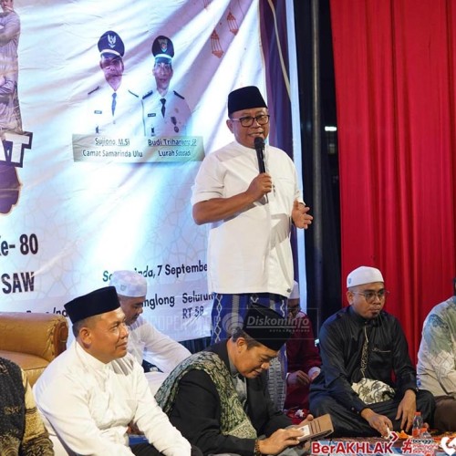 Menggema RT 58 Sidodadi Bersholawat, Wawali Saefuddin : Bersholawat Bukan Sekadar Ritual, Tapi Amal Penuh Makna