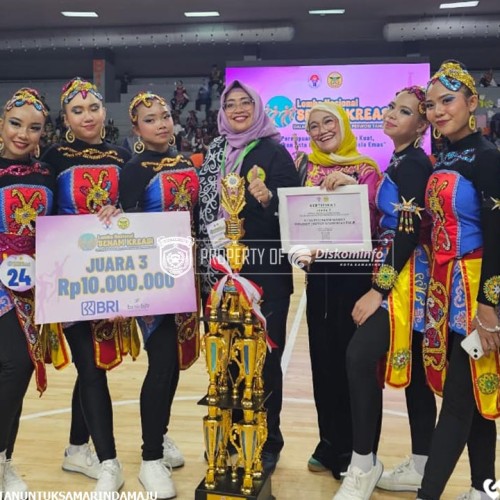 Perempuan Samarinda Berprestasi! Citra Pesona Mahakam 1 Perwosi Kaltim Juara 3 Nasional Lomba Senam Kreasi