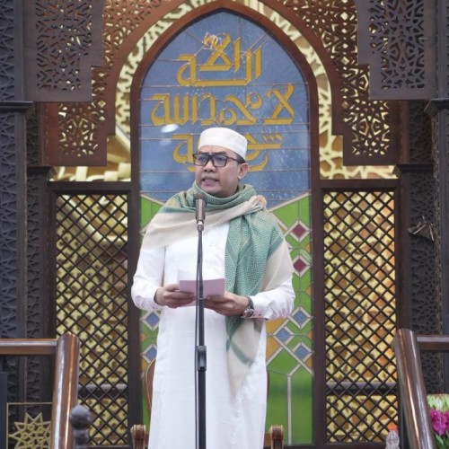 Wali Kota Andi Harun Tegaskan Spirit “Rabbaniyun” dalam Khotbah Idulfitri