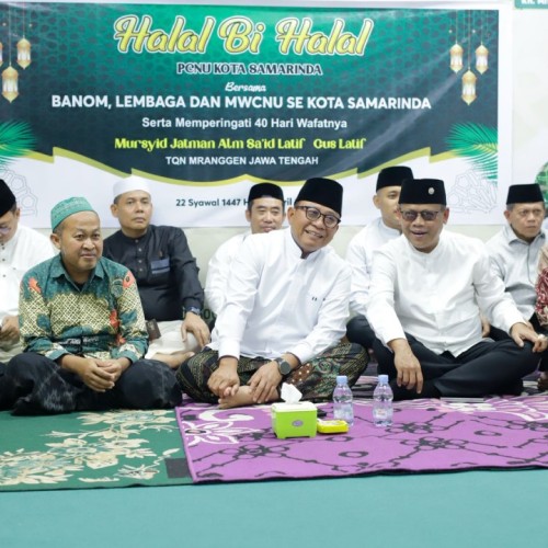 Wawali Kota Saefuddin Zuhri Hadiri Halal Bi Halal PCNU, Tekankan Sinergi Bangun Samarinda