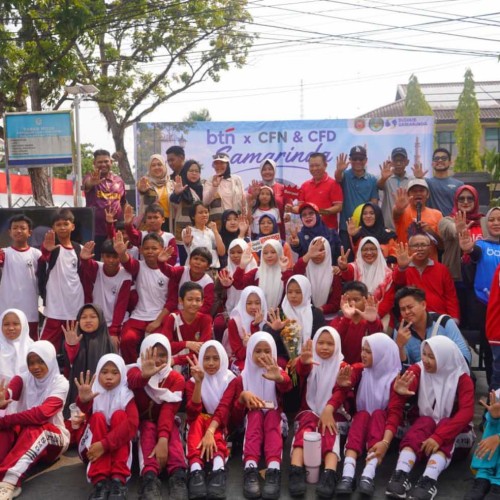 CFD Bersama KPK di Samarinda, 250 Pelajar Diajak Sehat Sekaligus Bangun Integritas