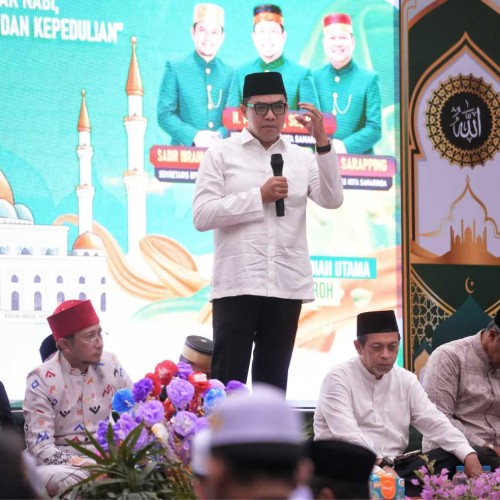 Maulid KKSS di GOR Segiri, Andi Harun Tekankan Pesan yang Tak Boleh Berhenti di Seremoni