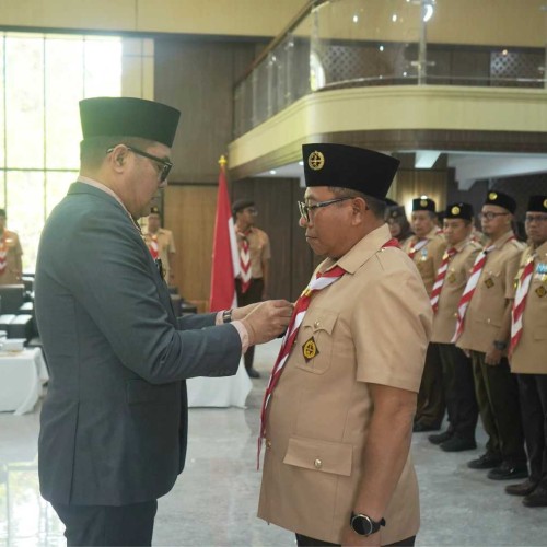 Andi Harun Lantik Pengurus Kwarcab Gerakan Pramuka Samarinda Masa Bakti 2026–2031